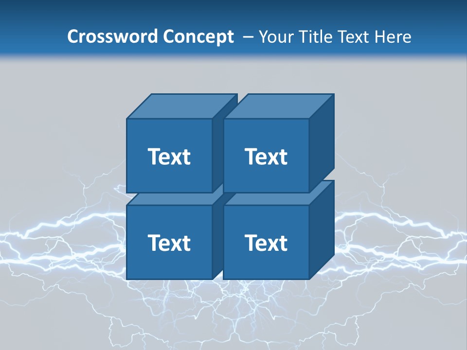 Striking Spark Light PowerPoint Template