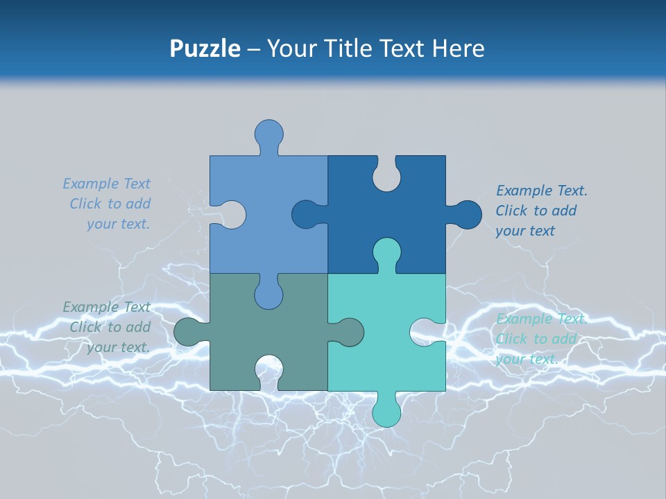 Striking Spark Light PowerPoint Template