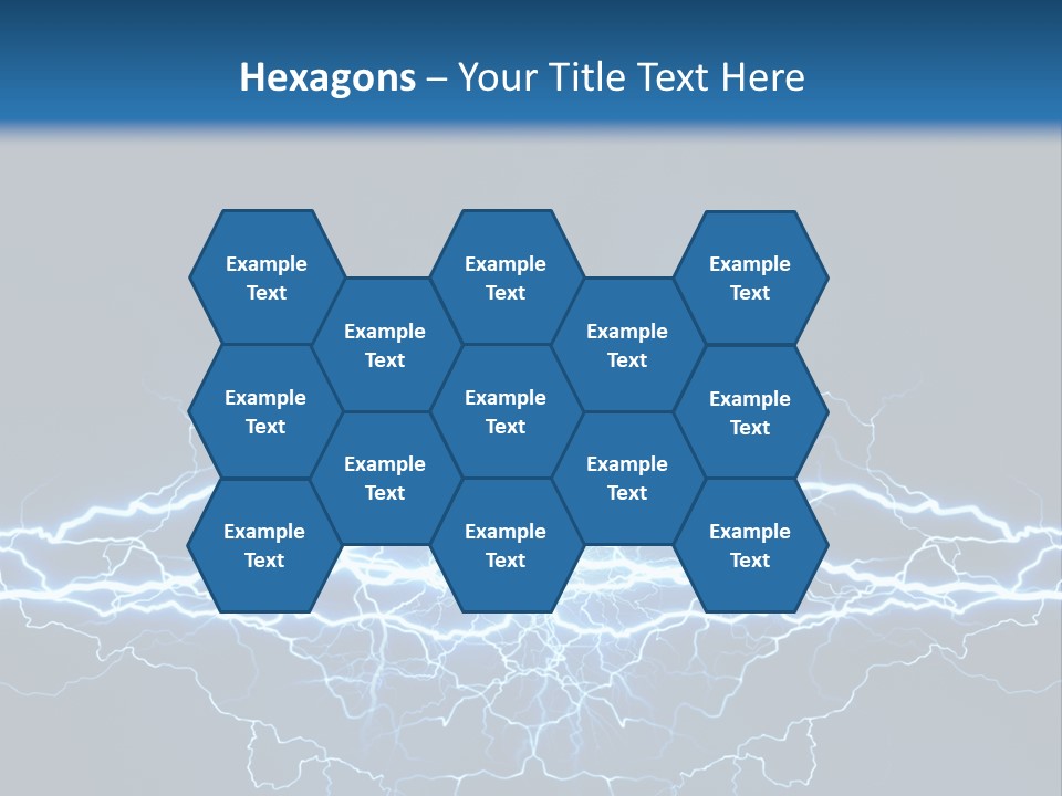 Striking Spark Light PowerPoint Template