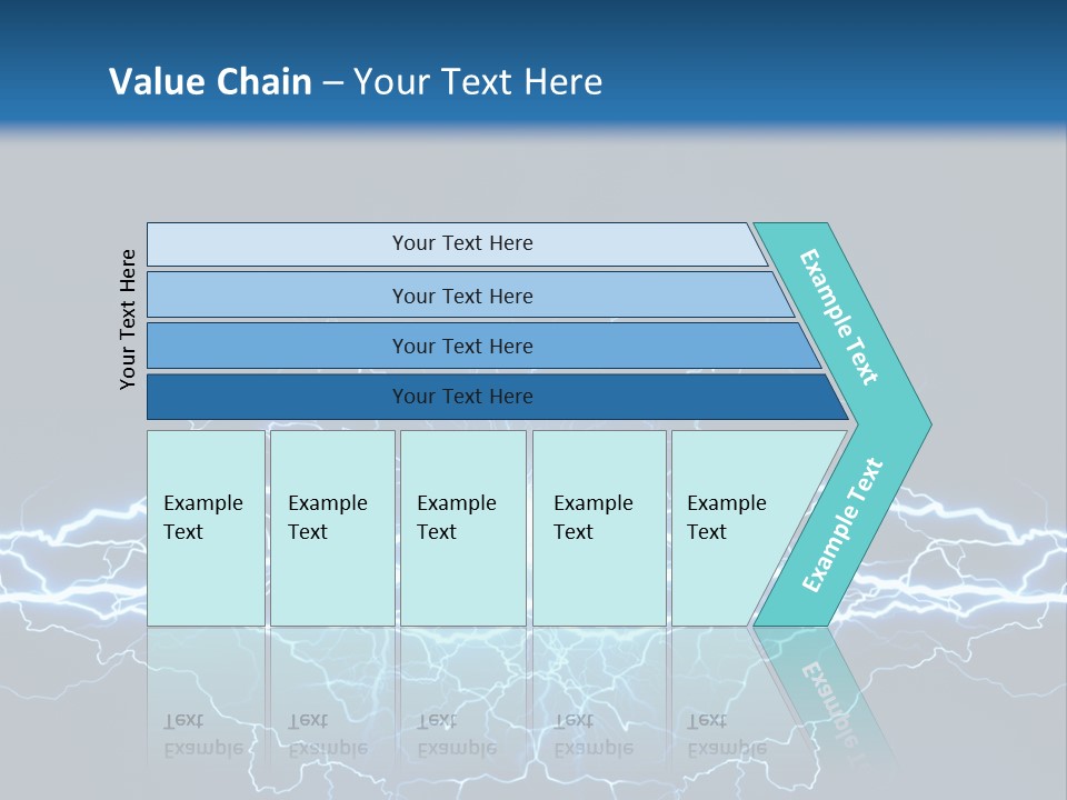 Striking Spark Light PowerPoint Template