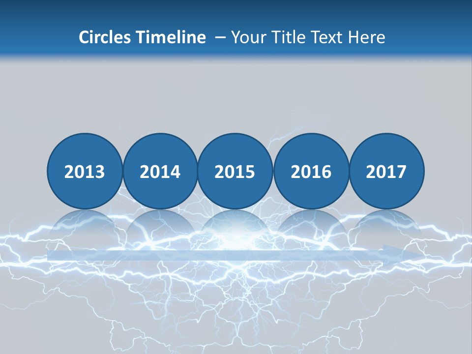 Striking Spark Light PowerPoint Template