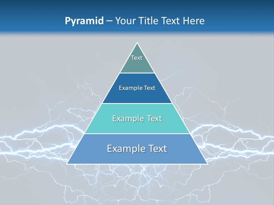 Striking Spark Light PowerPoint Template