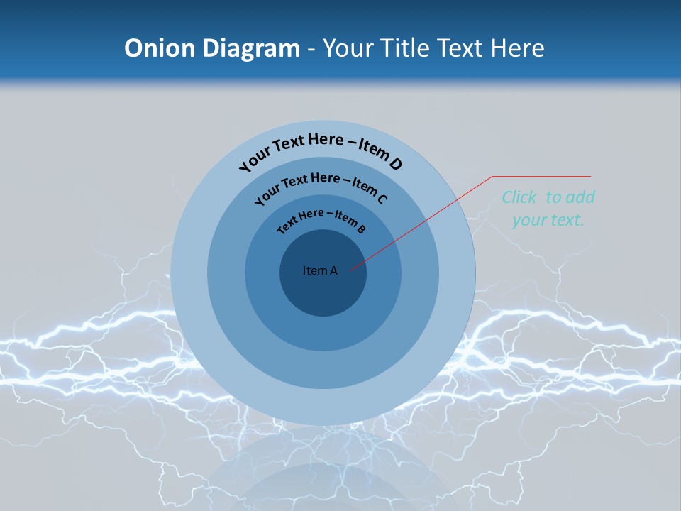 Striking Spark Light PowerPoint Template
