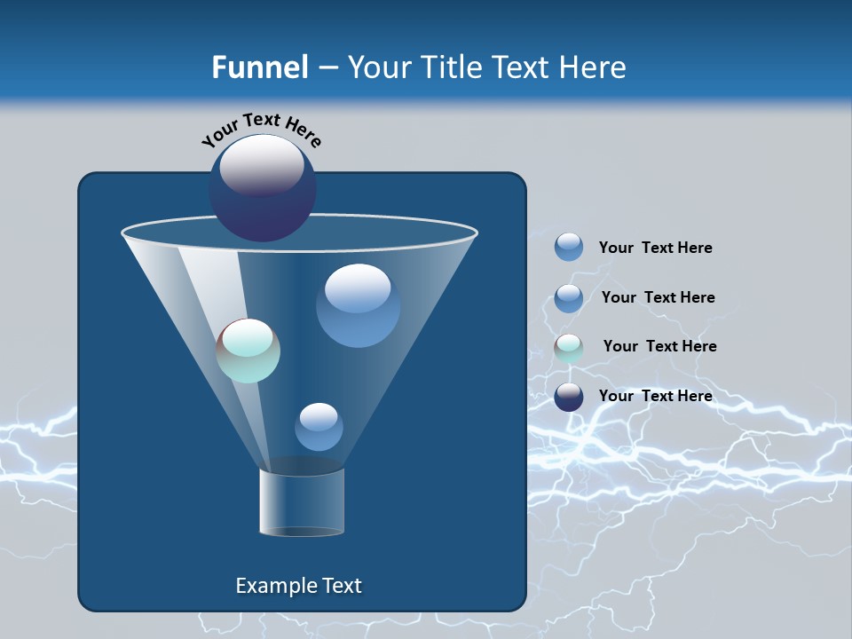 Striking Spark Light PowerPoint Template