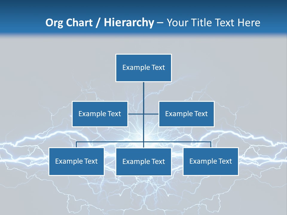 Striking Spark Light PowerPoint Template