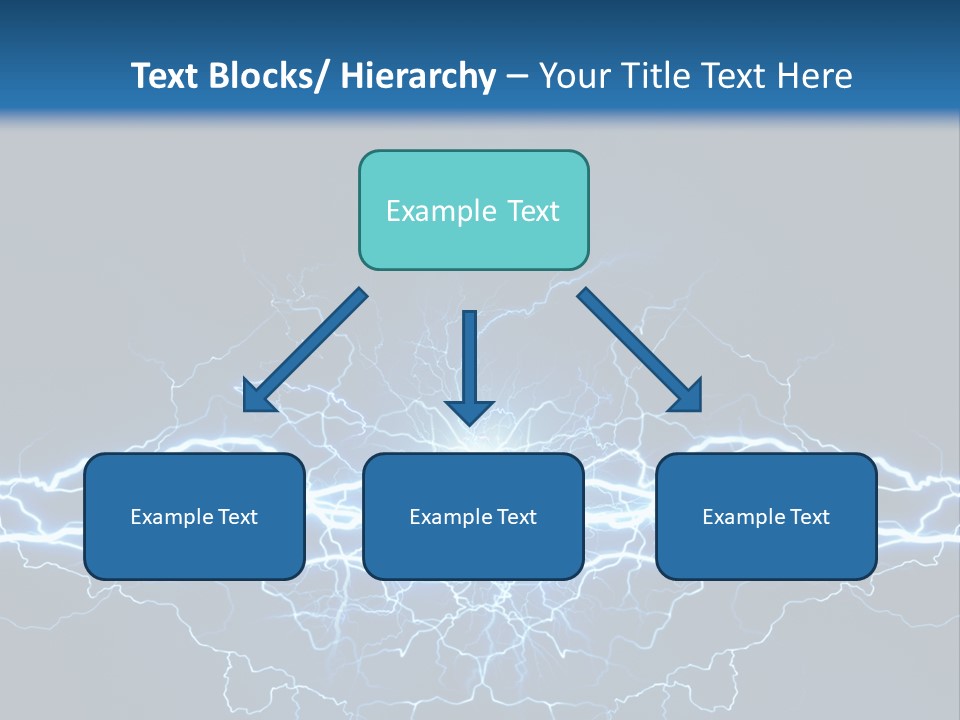 Striking Spark Light PowerPoint Template