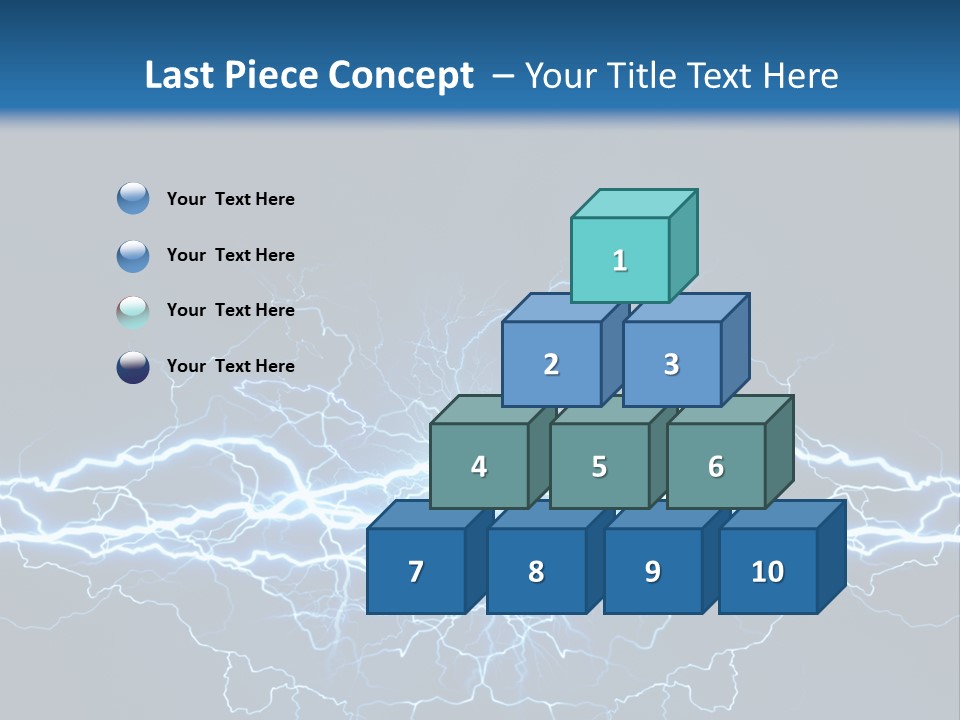 Striking Spark Light PowerPoint Template