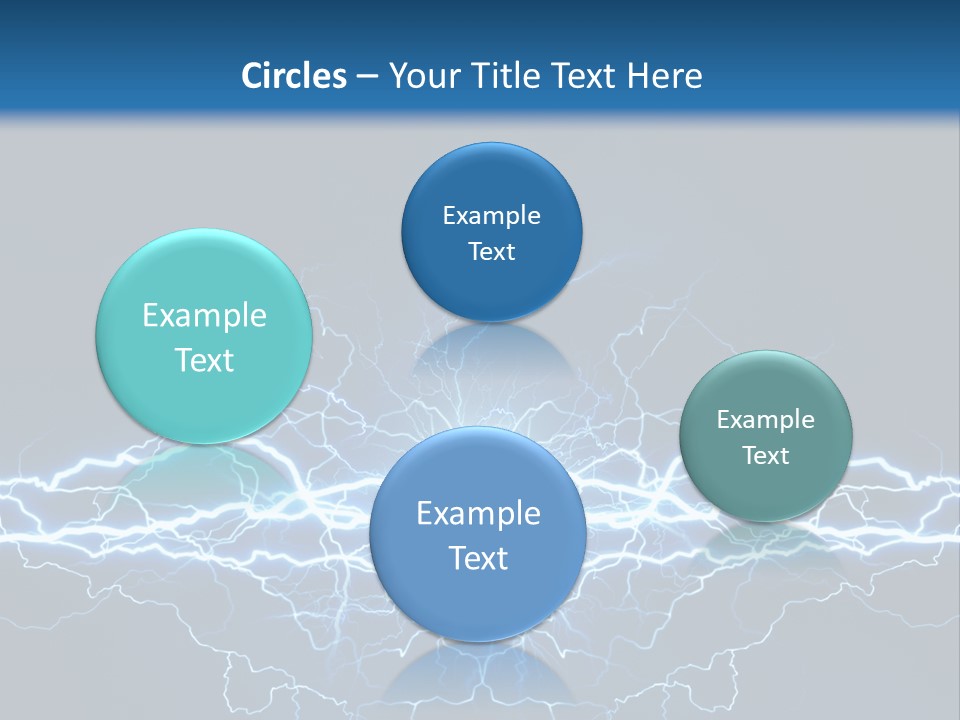 Striking Spark Light PowerPoint Template