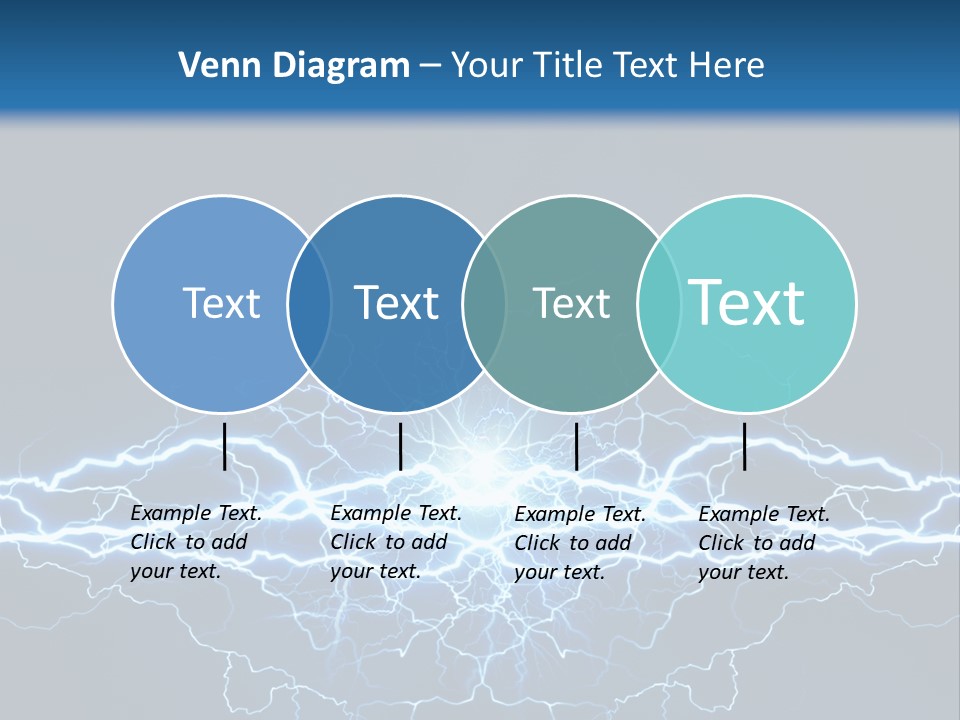 Striking Spark Light PowerPoint Template