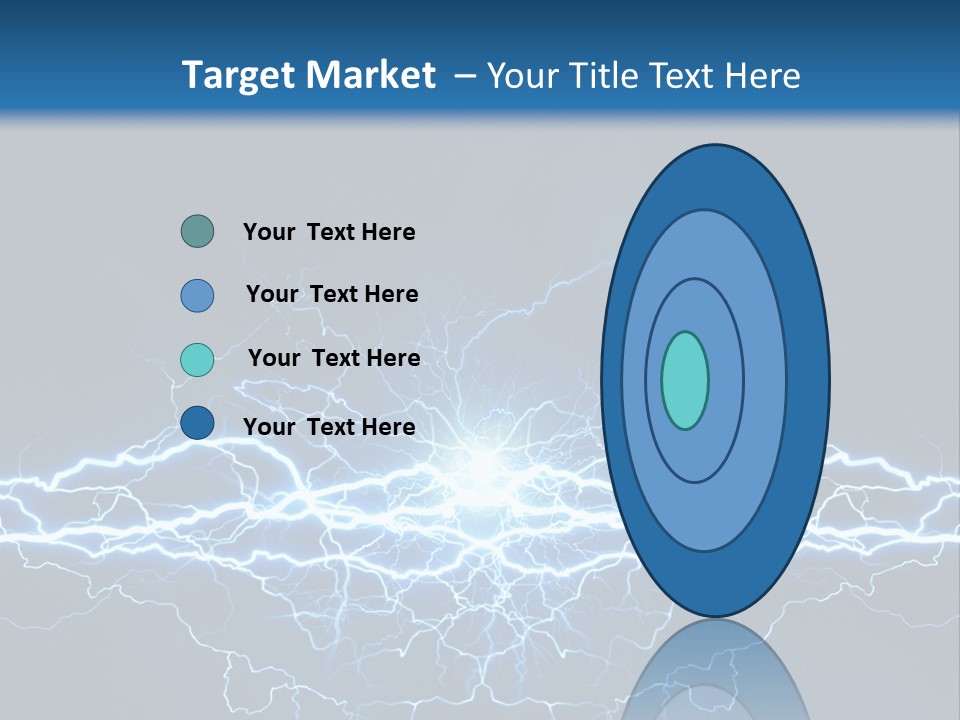 Striking Spark Light PowerPoint Template