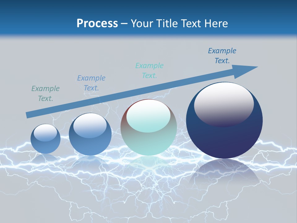 Striking Spark Light PowerPoint Template