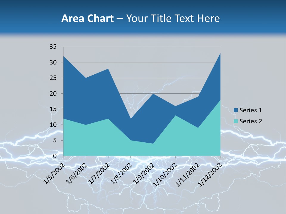 Striking Spark Light PowerPoint Template