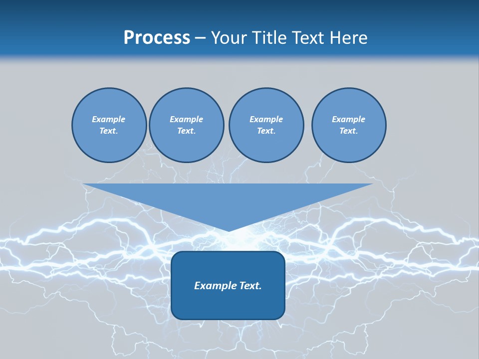 Striking Spark Light PowerPoint Template