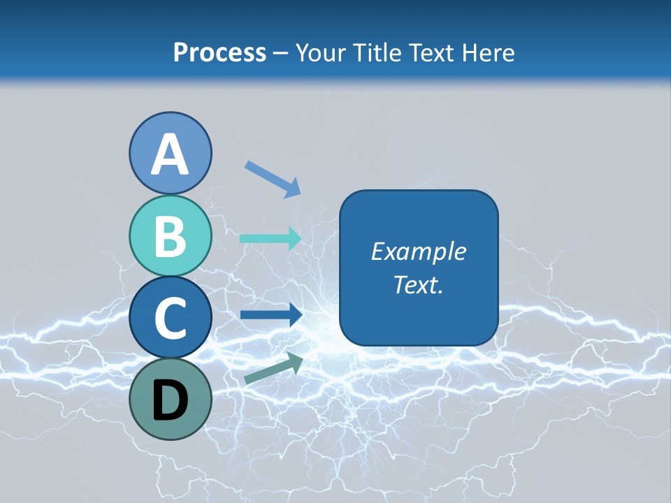 Striking Spark Light PowerPoint Template