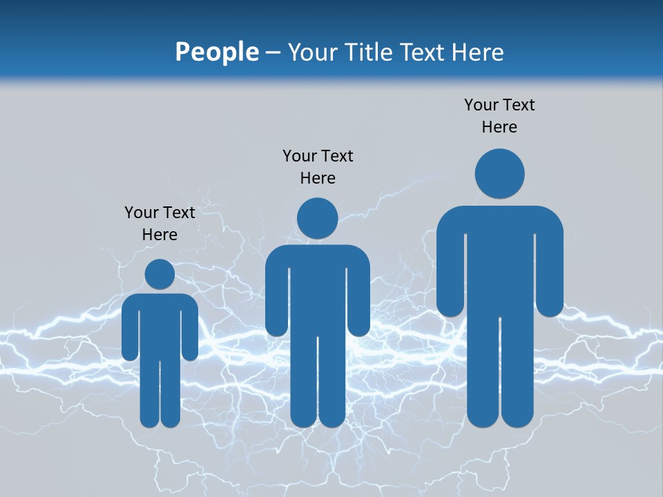 Striking Spark Light PowerPoint Template