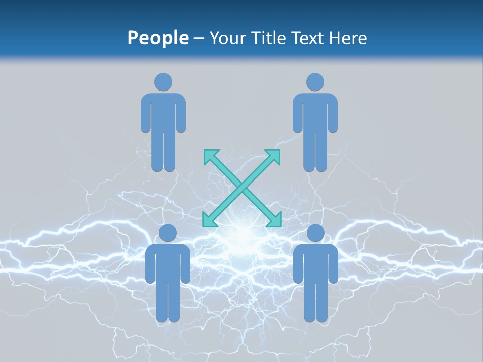 Striking Spark Light PowerPoint Template