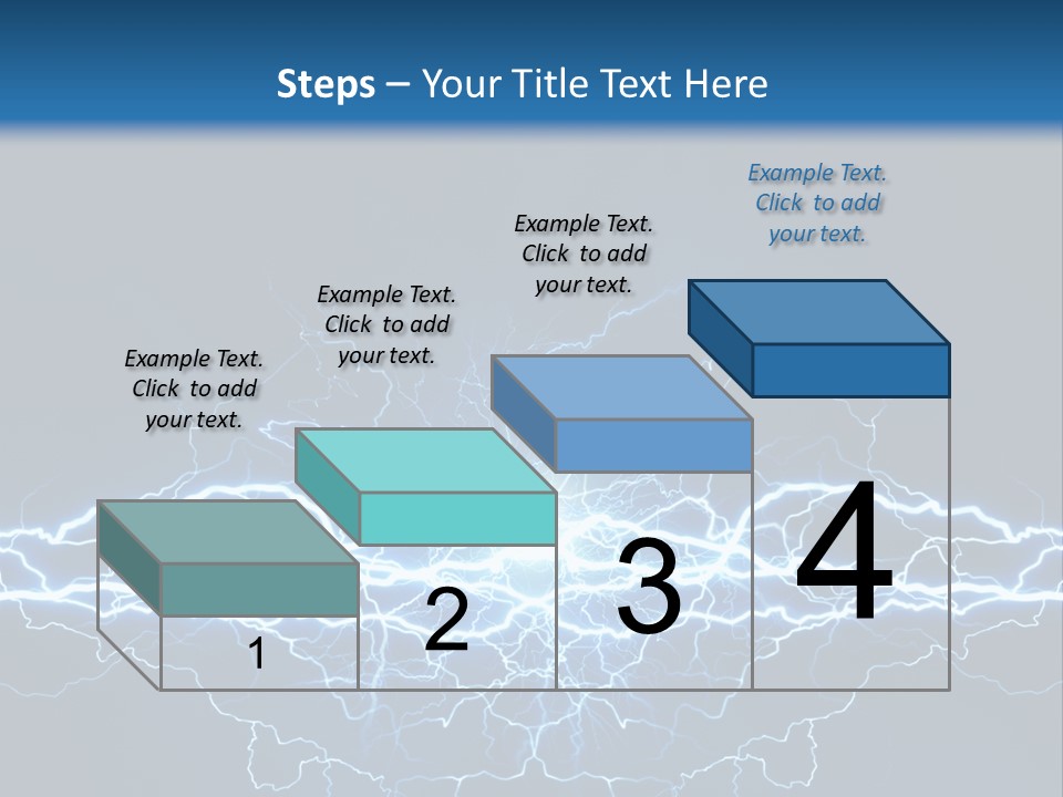 Striking Spark Light PowerPoint Template