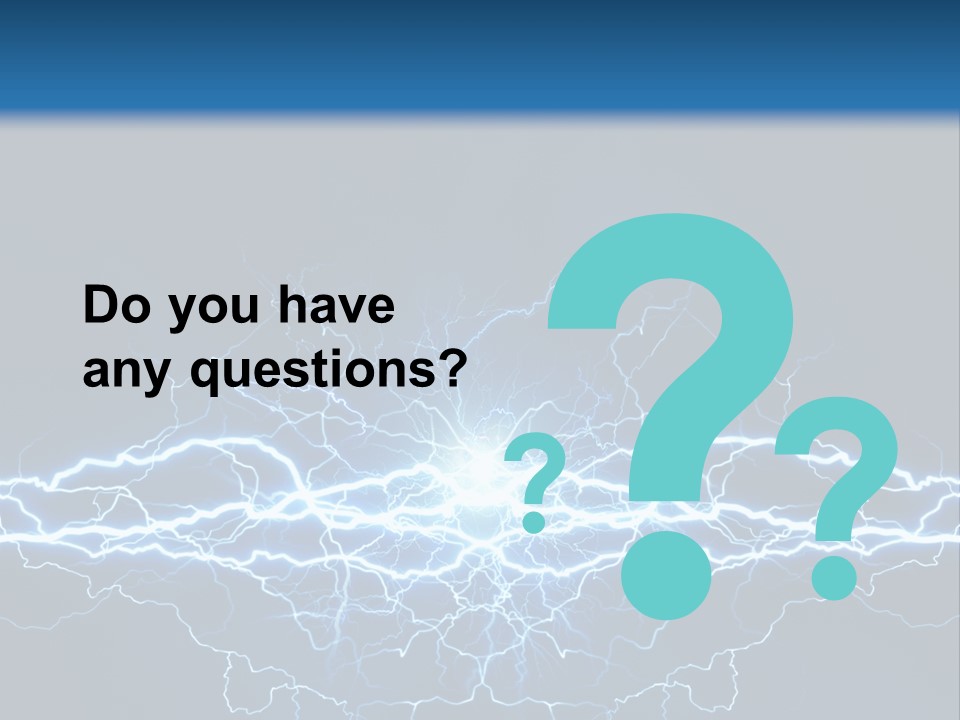 Striking Spark Light PowerPoint Template