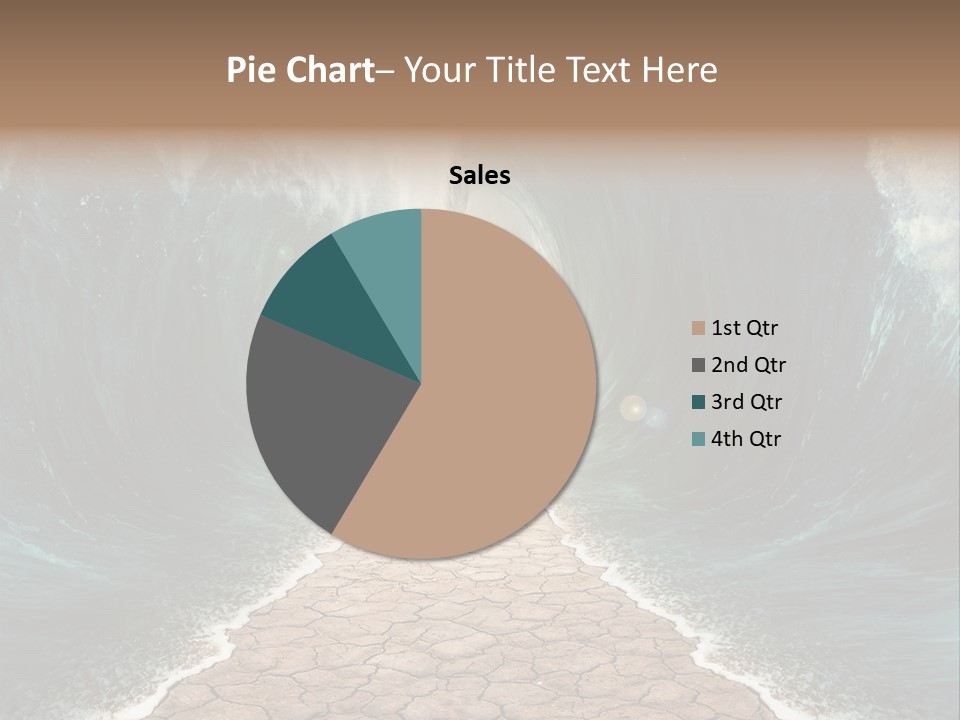 Wave Crack Water PowerPoint Template