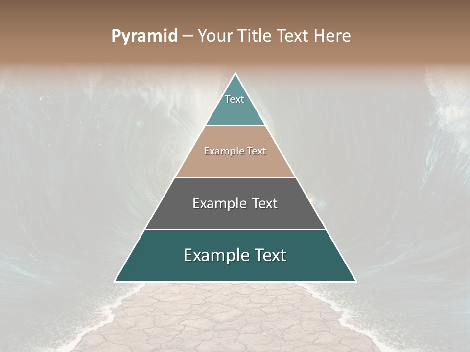 Wave Crack Water PowerPoint Template
