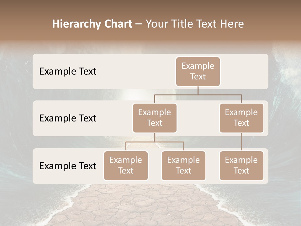 Wave Crack Water PowerPoint Template
