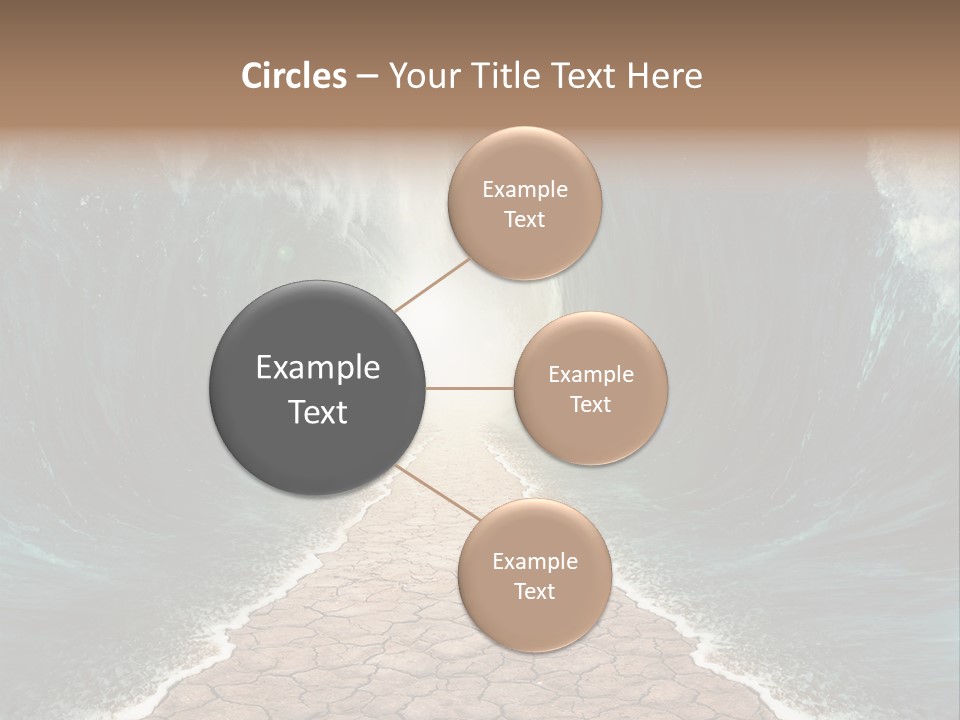 Wave Crack Water PowerPoint Template