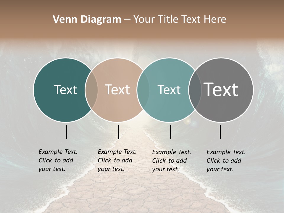Wave Crack Water PowerPoint Template