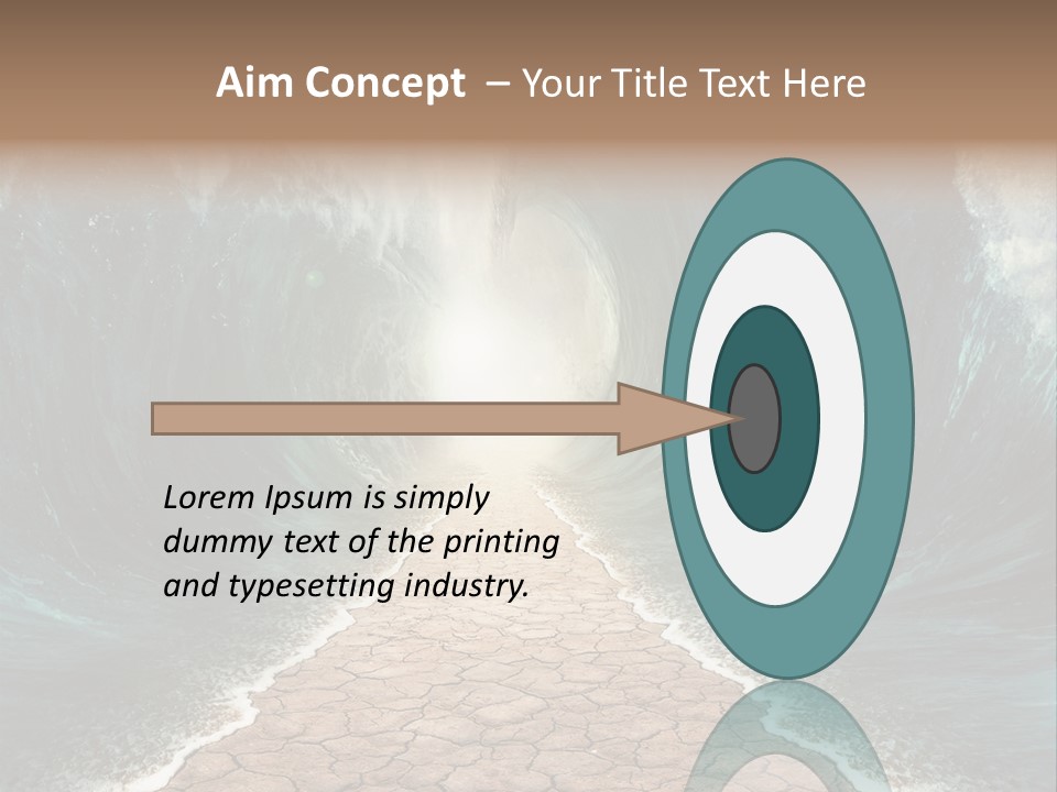 Wave Crack Water PowerPoint Template