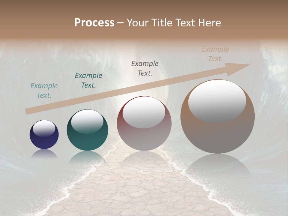 Wave Crack Water PowerPoint Template