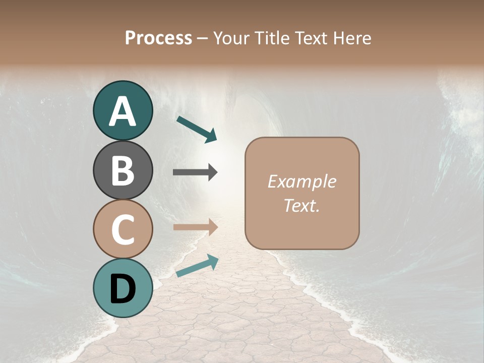 Wave Crack Water PowerPoint Template