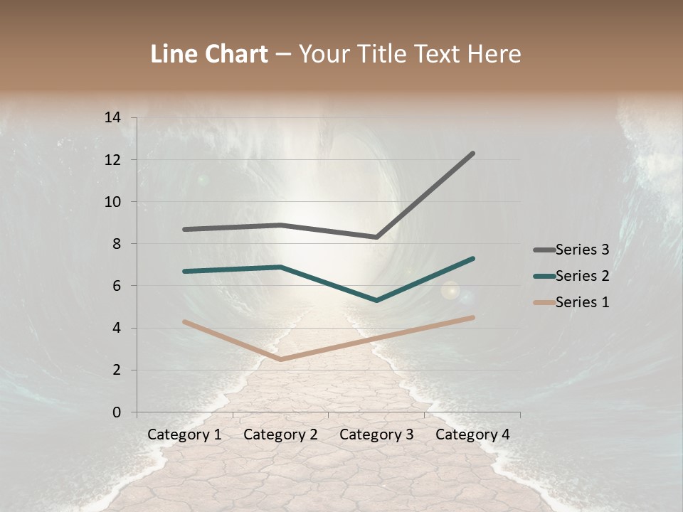 Wave Crack Water PowerPoint Template