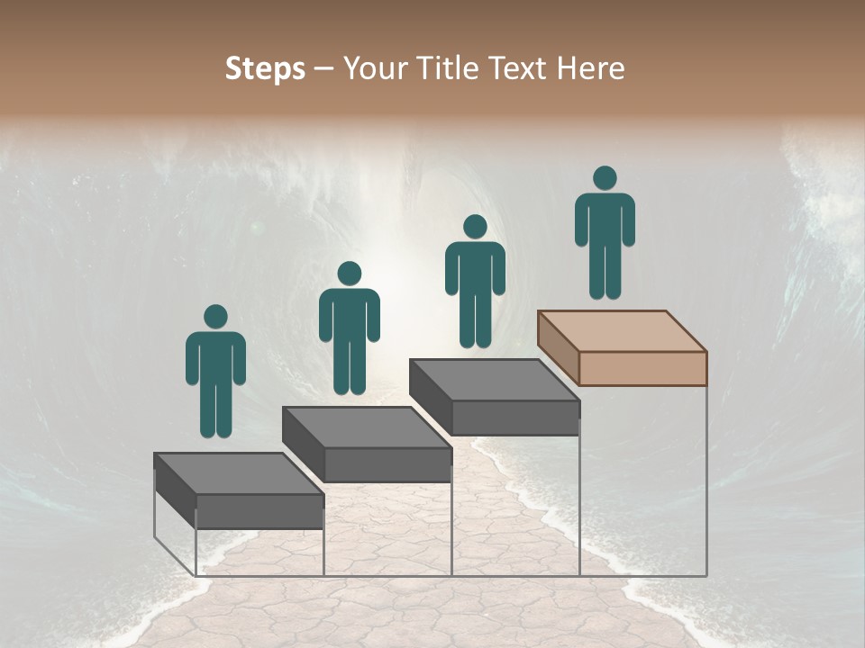 Wave Crack Water PowerPoint Template