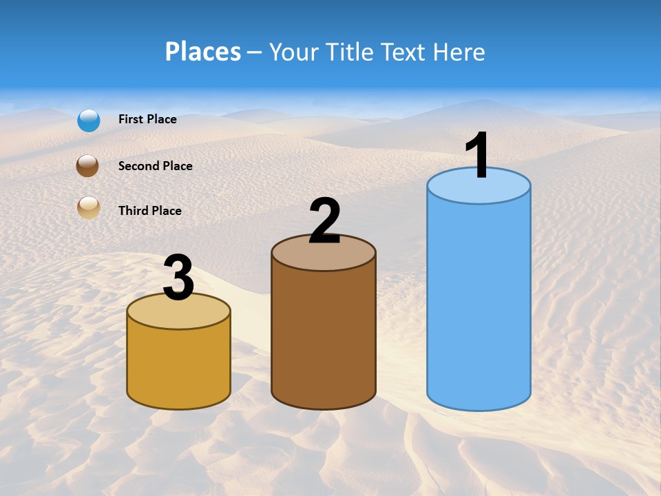 Wave Holiday Lonely PowerPoint Template