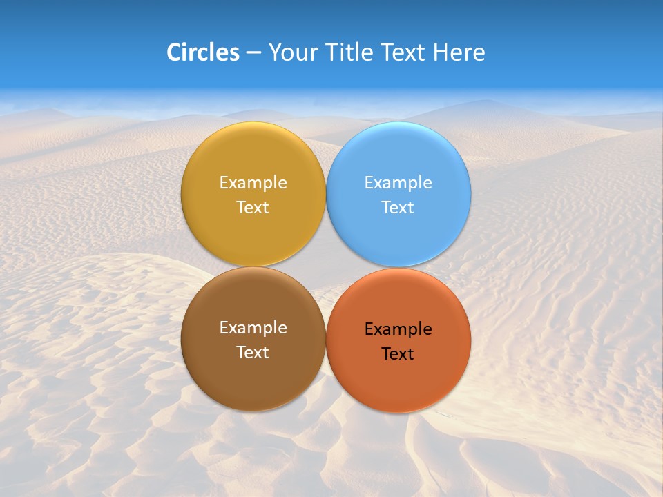 Wave Holiday Lonely PowerPoint Template