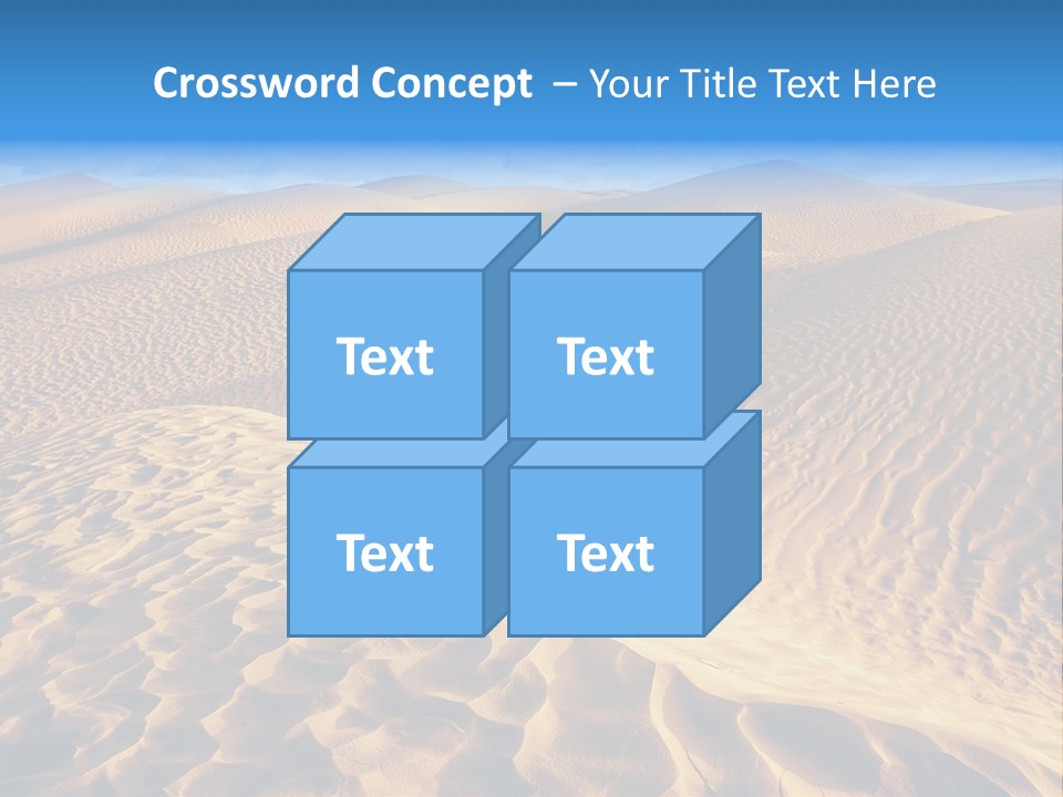 Wave Holiday Lonely PowerPoint Template