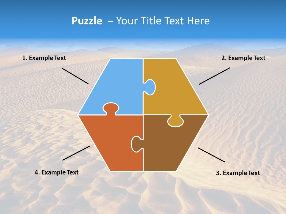 Wave Holiday Lonely PowerPoint Template