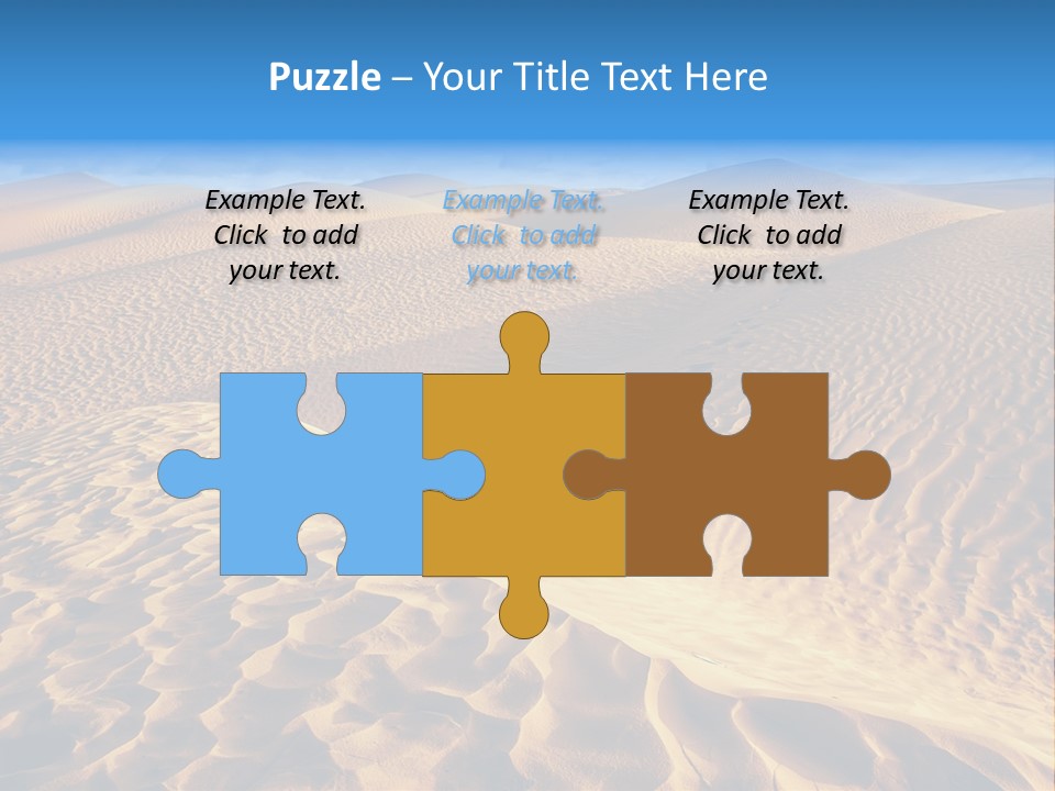 Wave Holiday Lonely PowerPoint Template