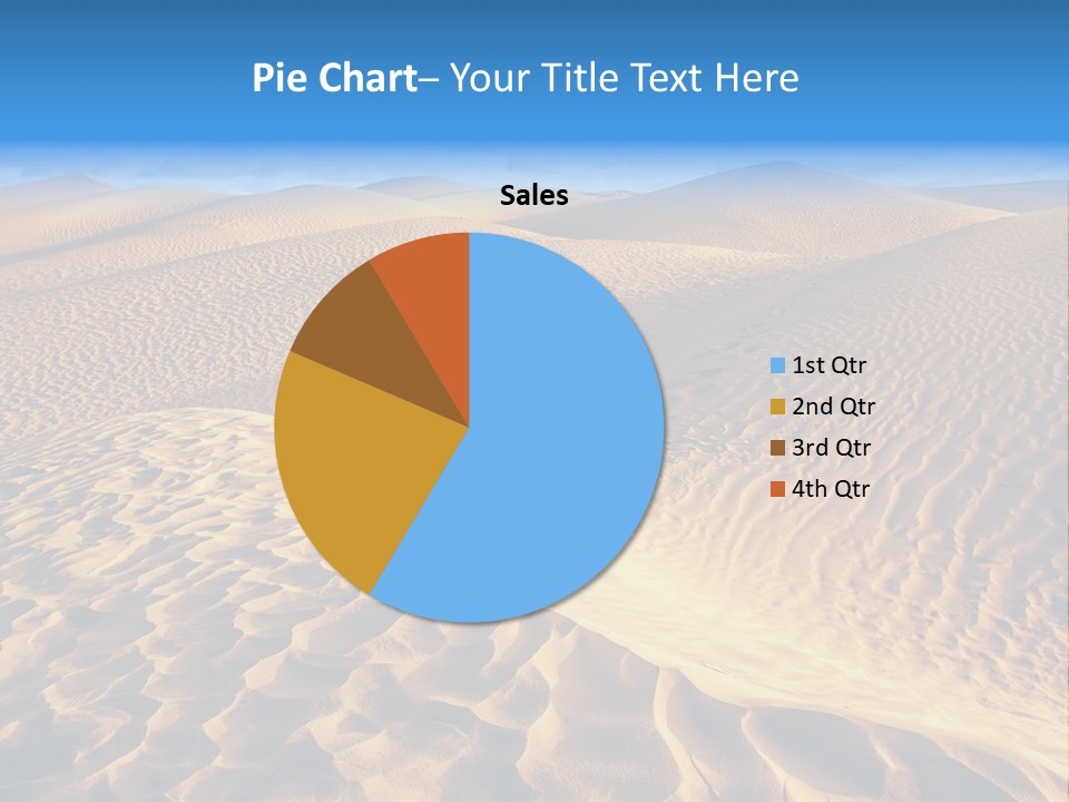 Wave Holiday Lonely PowerPoint Template