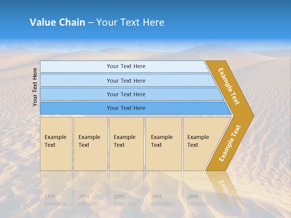 Wave Holiday Lonely PowerPoint Template