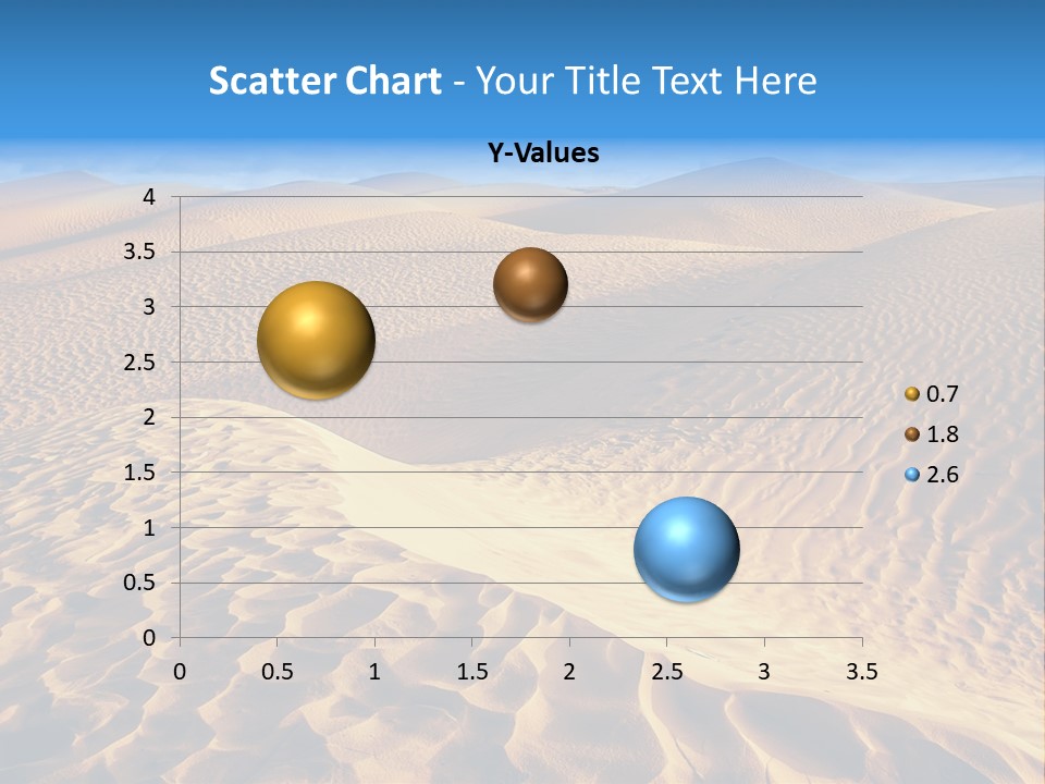 Wave Holiday Lonely PowerPoint Template