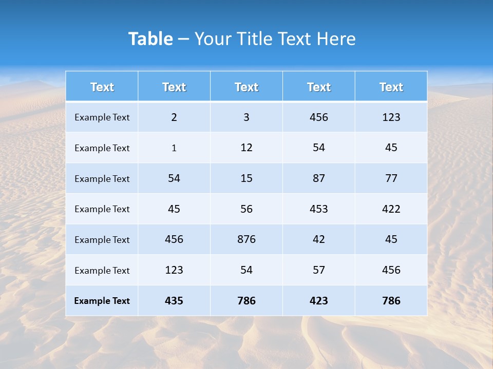 Wave Holiday Lonely PowerPoint Template