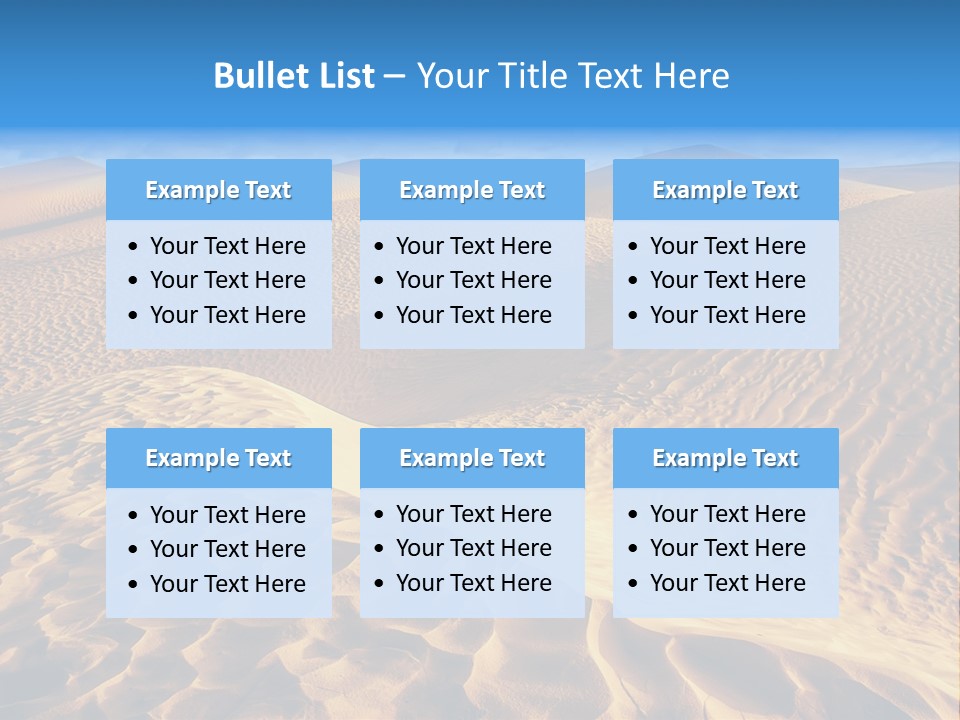 Wave Holiday Lonely PowerPoint Template