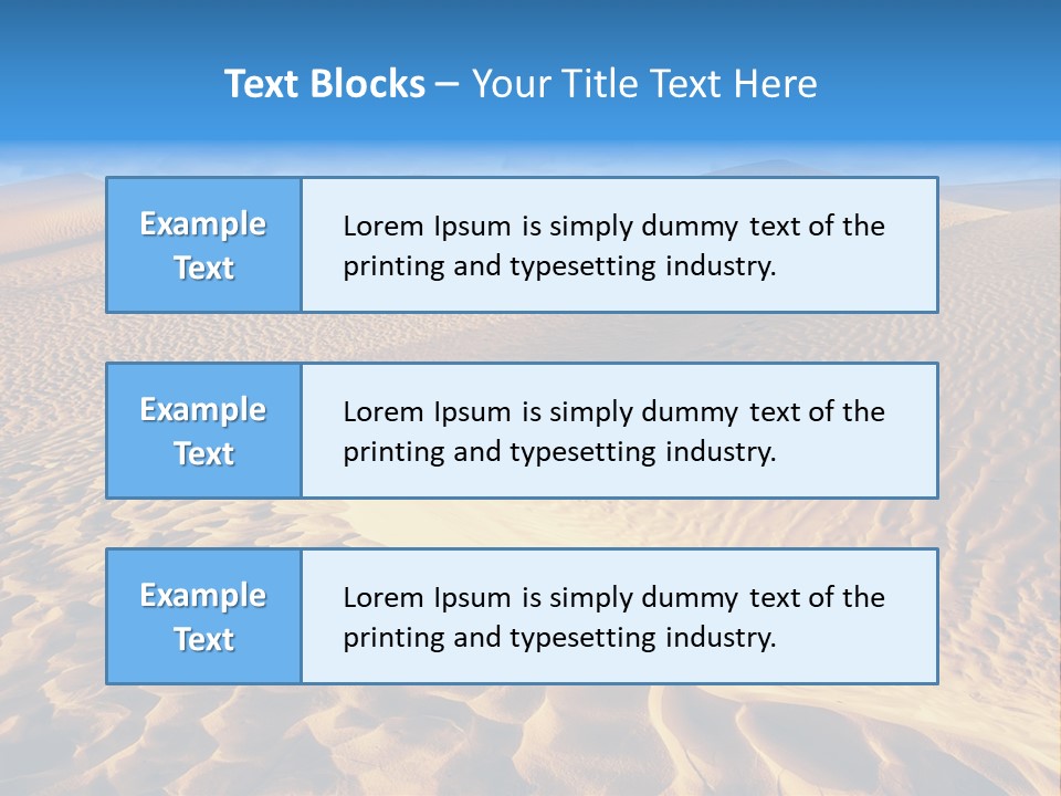 Wave Holiday Lonely PowerPoint Template