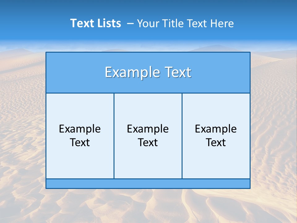 Wave Holiday Lonely PowerPoint Template