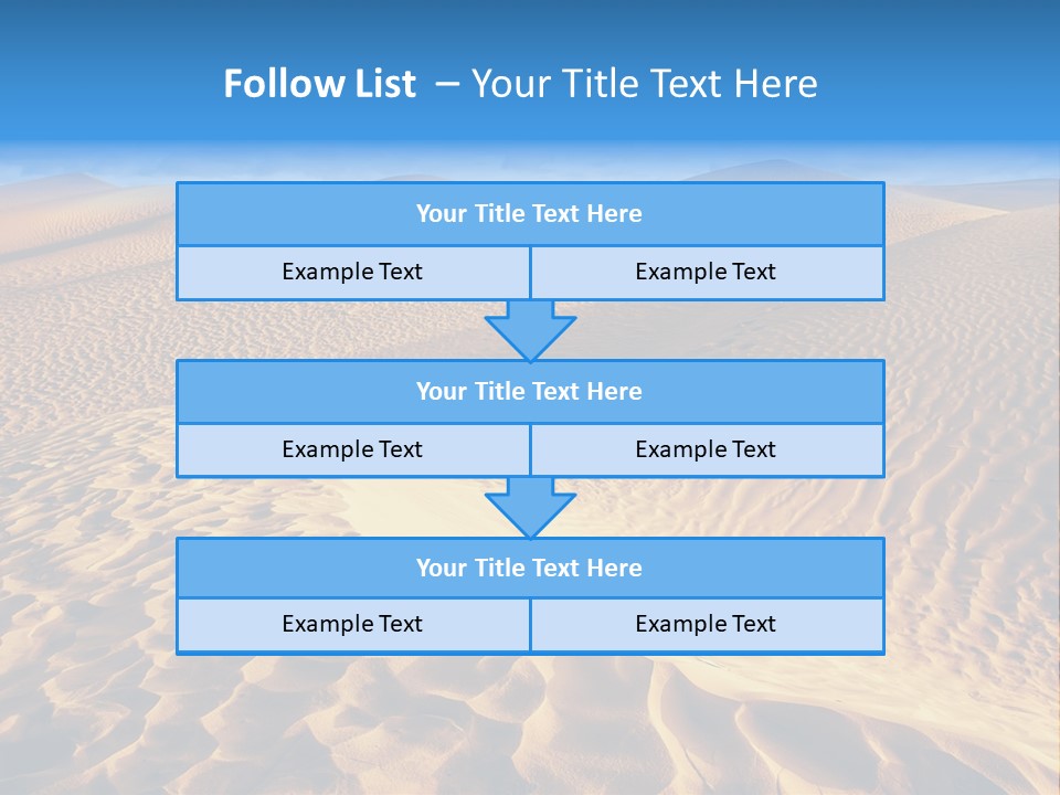 Wave Holiday Lonely PowerPoint Template