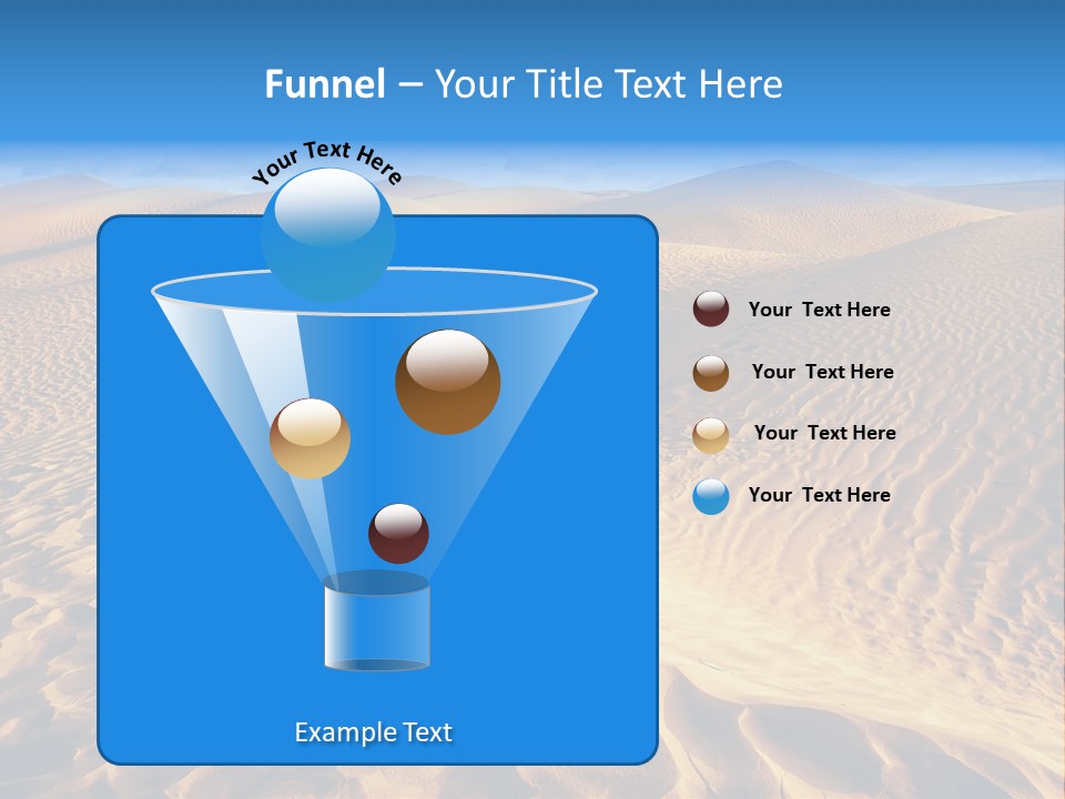 Wave Holiday Lonely PowerPoint Template