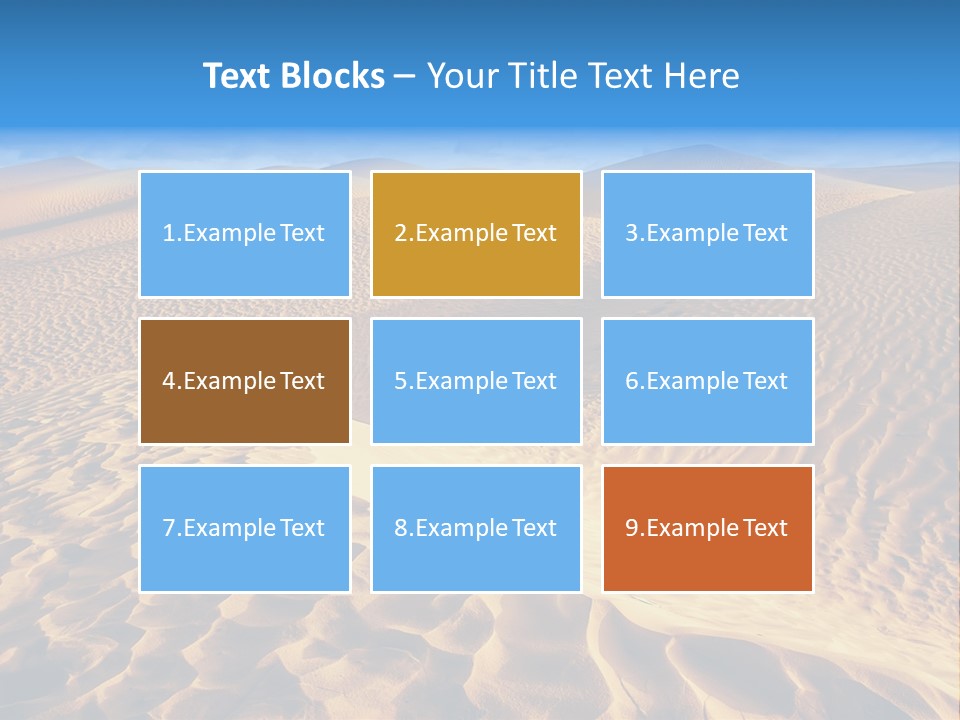 Wave Holiday Lonely PowerPoint Template