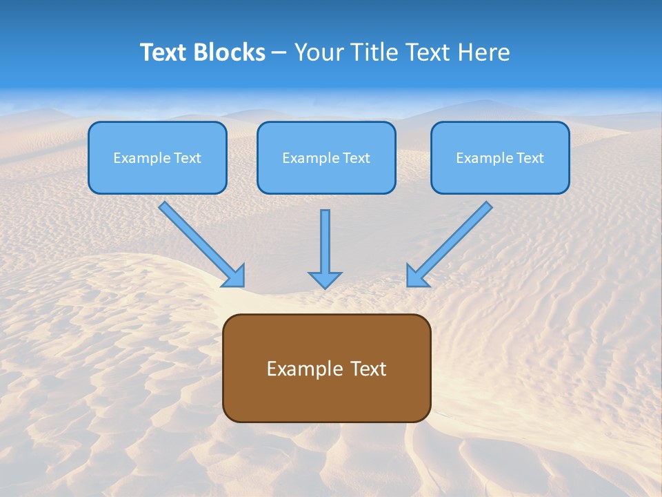 Wave Holiday Lonely PowerPoint Template