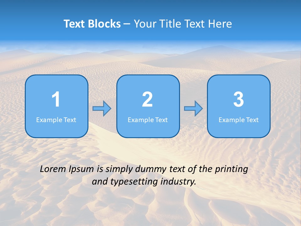 Wave Holiday Lonely PowerPoint Template