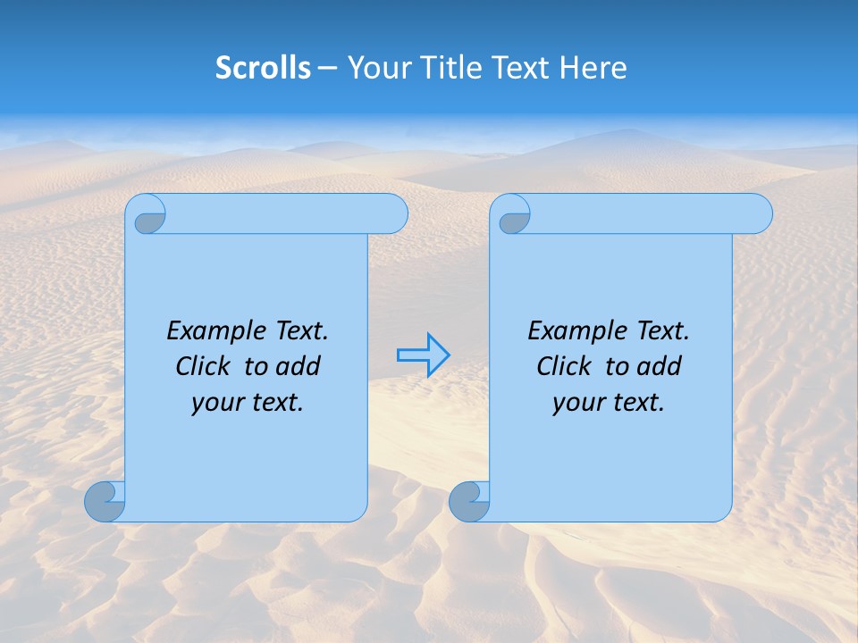 Wave Holiday Lonely PowerPoint Template